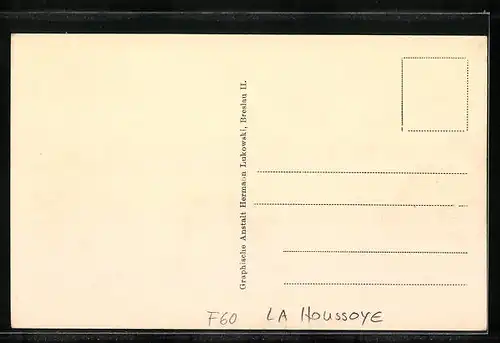 AK La Houssoye, Rote Villa