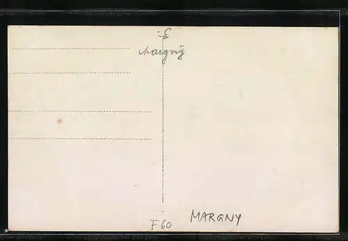 AK Margny, Beschädigte Kirche