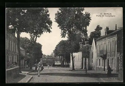 AK Senlis, Porte de Compiègne