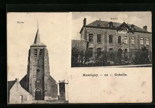 AK Montigny-en-Gohelle, Kirche und Schule