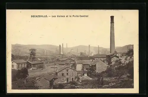 AK Decazeville, Les Usines et le Puits Central