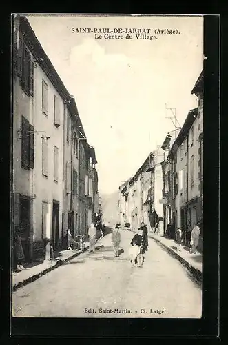 AK Saint-Paul-de-Jarrat, Le Cente du Village