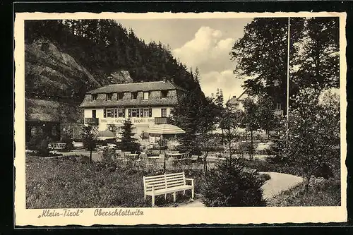 AK Oberschlottwitz, Sommerfrische Gasthaus Klein-Tirol