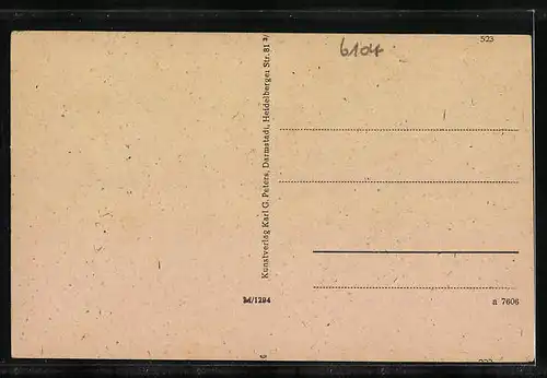 AK Jugenheim a. d. B., Hotel und Erholungsheim zur Post