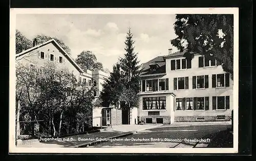 AK Jugenheim a. d. B., Beamten-Erholungsheim der Deutschen Bank u. Disconto-Gesellschaft
