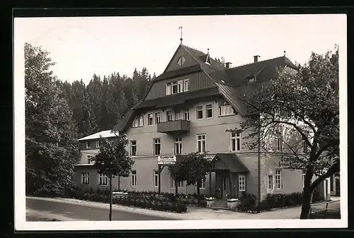AK Waldbärenburg-Kipsdorf, Hotel Erzgebirge-Heim der Ferienheime für Handel und Insustrie