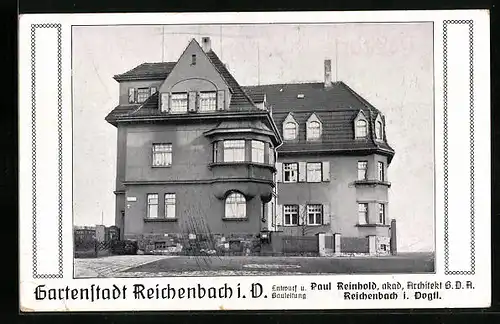 AK Reichenbach i. V., Gebäudeansicht