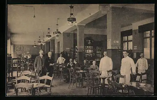 AK Berlin, Konzert-Cafe Römhild, Schönhauser-Allee 130, Innenansicht