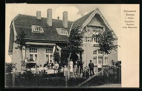 AK Dahme i. Holst., Familien-Pension Villa Meinecke