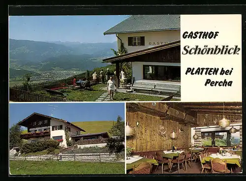 AK Platten bei Percha, Gasthof Schönblick