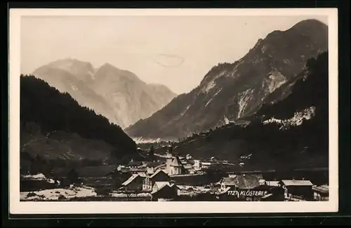 AK Klösterle, Ortsansicht aus der Vogelschau