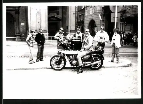 Fotografie DDR-MMM in Leipzig, Motorrad Honda