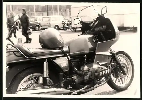 Fotografie DDR-MMM in Leipzig, Motorrad BMW R100