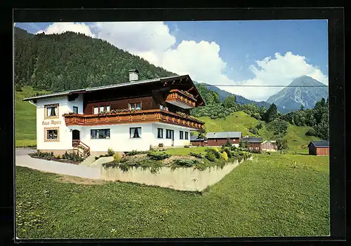 AK Au-Rehmen /Bregenzerwald, Pension Haus Alpina, Haus Nr. 30
