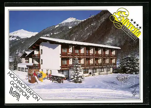 AK Gortipohl /Montafon, Hotel Restaurant Silvretta im Schnee