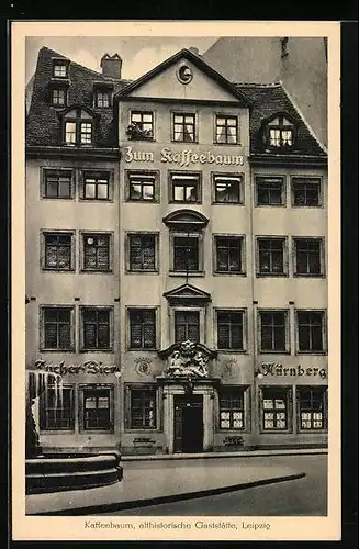 AK Leipzig, Althistorische Gaststätte Kaffeebaum
