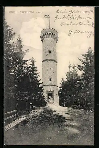 AK Herzberg /Harz, Am Knollenturm