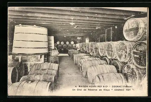 AK Cognac, Maison Henri Roy & Co, Un Chai de Réserve de Vieux