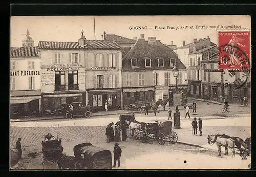 AK Cognac, Place Francois 1er et Entrée rue d`Angouleme