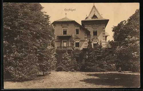AK Coswig /Sa., Heilstätte Lindenhof, Ostflügel