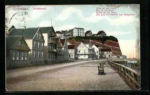 AK Helgoland, Partie am Nordstrand