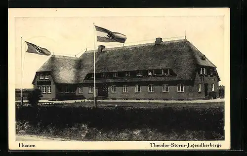 AK Husum, Theodor-Storm-Jugendherberge mit n