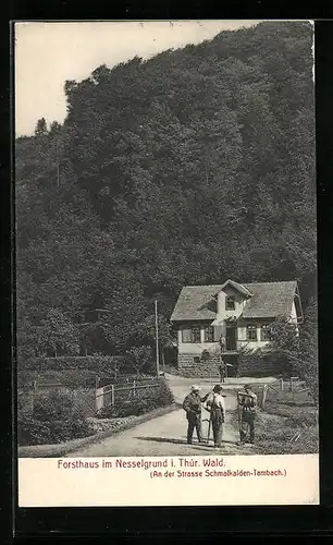 AK Schmalkalden, Forsthaus im Nesselgrund i. Thür. Wald
