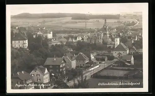 AK Pegnitz /Fränk. Schweiz, Villenkolonie Schmiedpoint aus der Vogelschau