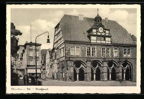 AK Minden i. W., Ansicht des Rathauses