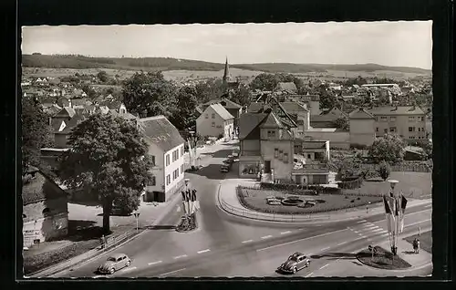AK Michelstadt /Odenw., Potsdamer Platz aus der Vogelschau