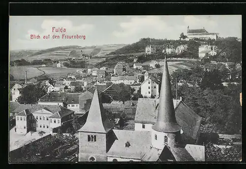 AK Fulda, Blick auf den Frauenberg