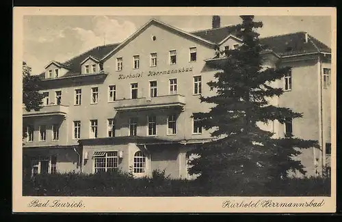 AK Bad Lausick, Kurhotel Hermannsbad