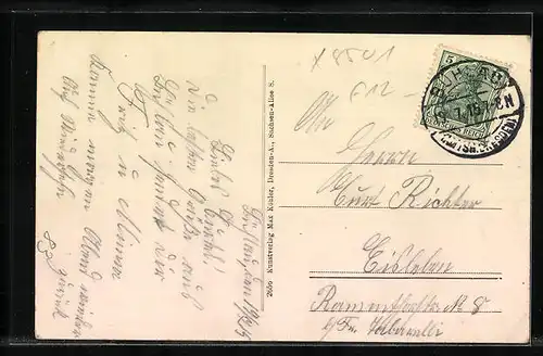 AK Bühlau bei Dresden, Teilansicht