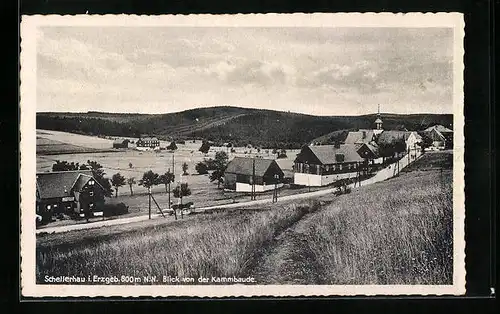 AK Schellerhau i. Erzgeb., Blick von der Kammbaude