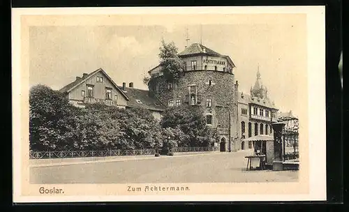AK Goslar, Hotel Zum Achtermann