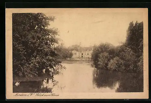 AK Minden i. W., Blick vom Glacis
