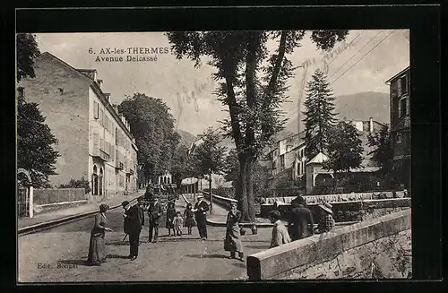 AK Ax-les-Thermes, Avenue Delcassé