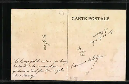 AK Ax-les-Thermes, Avenue Delcassé