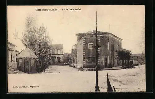 AK Villedaigne, Place du Marché