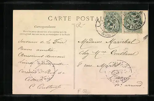 AK La Fère, Faubourg Notre-Dame