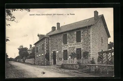AK Saint-Paul-d`Eyjeaux, La Poste