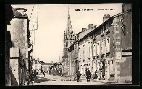 AK Rouillé, Avenue de la Gare