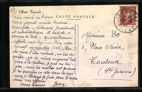 AK Le Fossat, La Grand`Rue