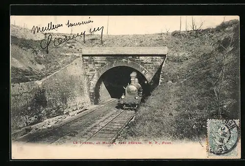 AK Beziers, Le Tunnel au Malpas