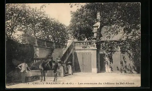 AK Chilly-Mazarin, Les communs du Château de Bel-Abord