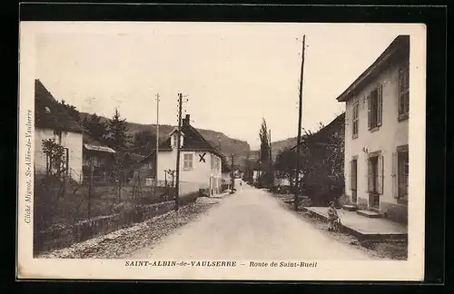 AK Saint-Albin-de-Vaulserre, Route de Saint-Bueil