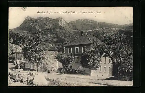 AK Montaud, L`Hotel Michel et Pyramide de la Buff