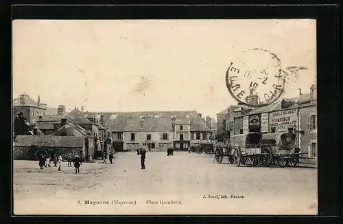AK Mayenne, Place Gambetta