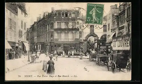 AK Niort, Rue Victor Hugo et Rue Ricard