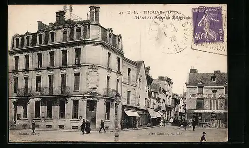 AK Thouars, L`Hotel des Postes et Télégraphe